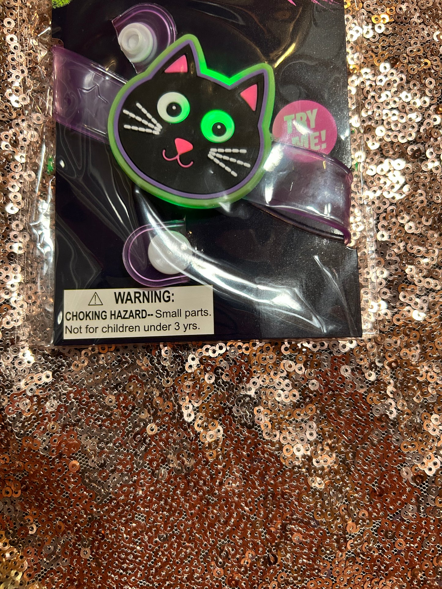 Onesize fits most light up cat Bracelet with different light functions