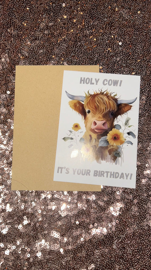 Birthday Card & Envelope