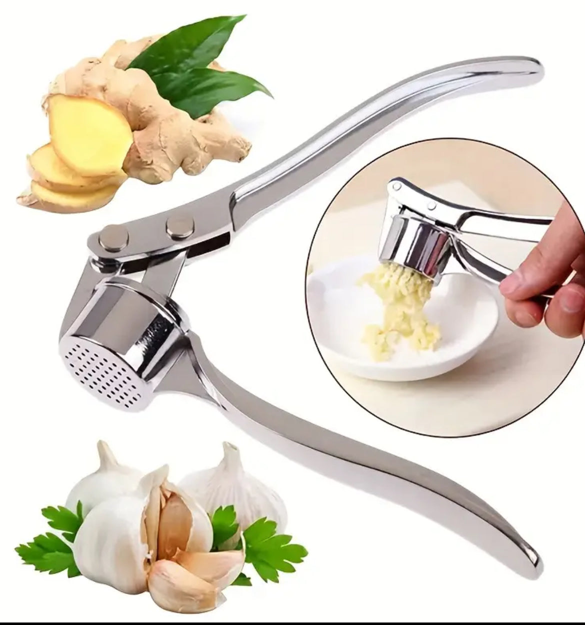 Heavy Duty Garlic Crusher