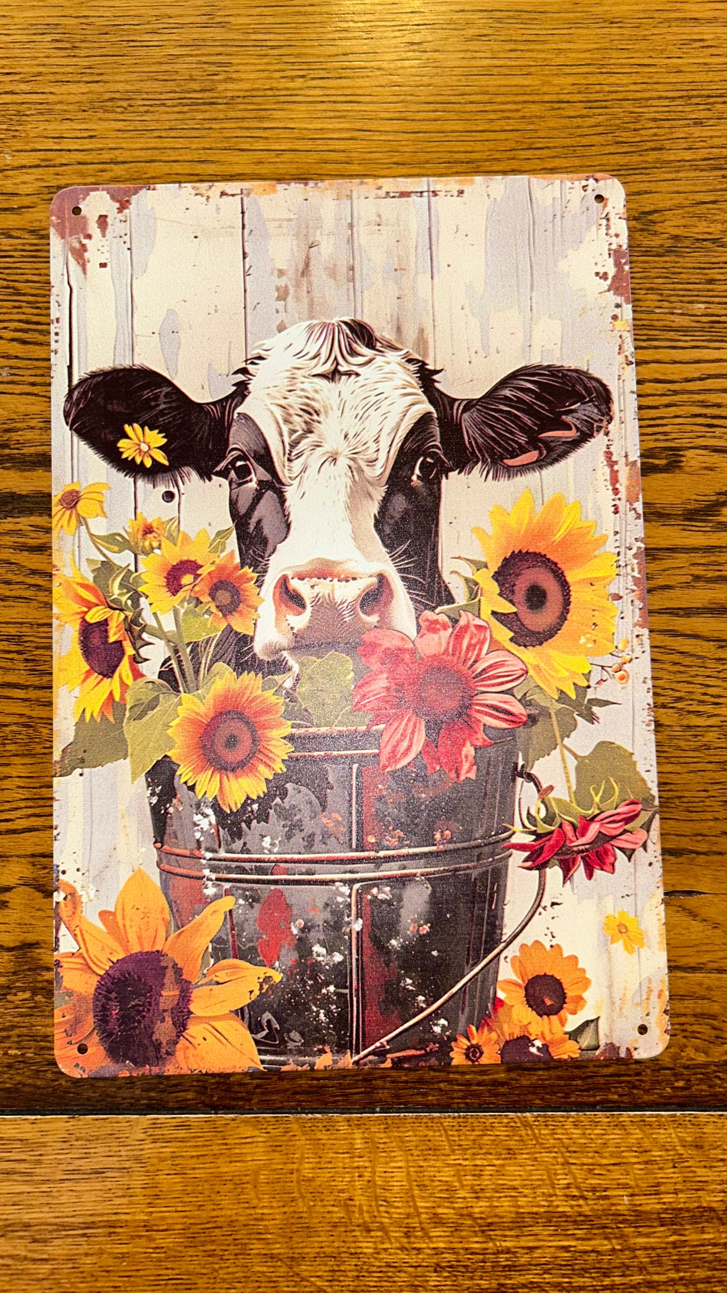 Metal Tin Decor Sign 8x12