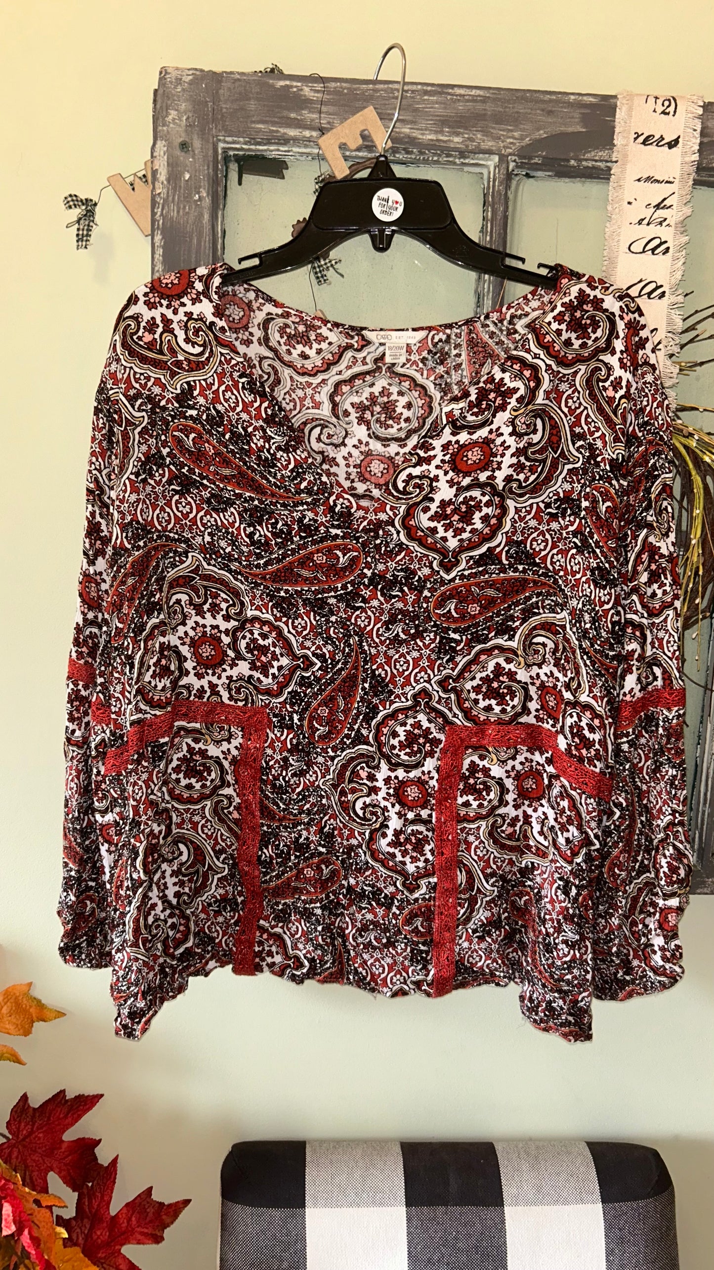 Women’s top size 18/20 With stretch