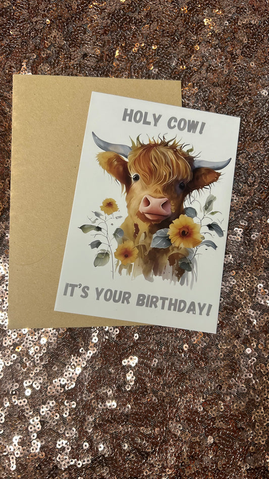 Birthday Card & Envelope