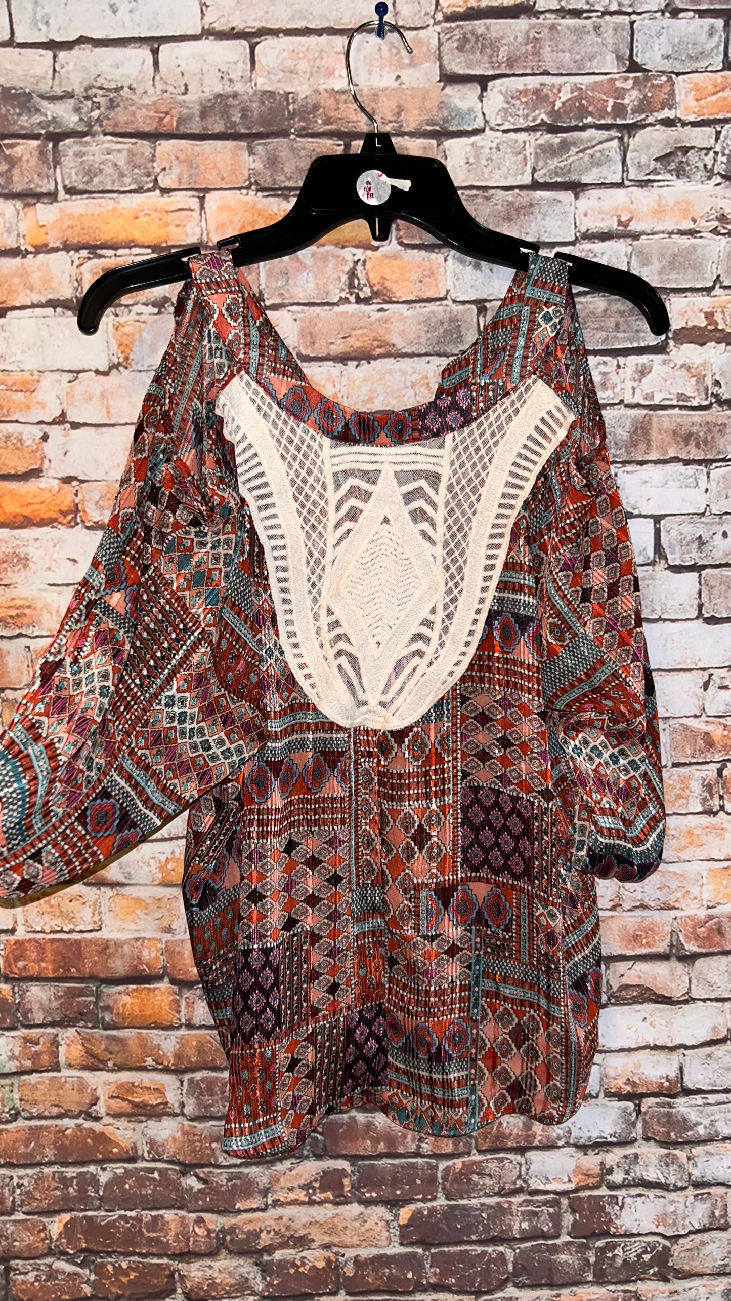 Womens top size medium with some stretch