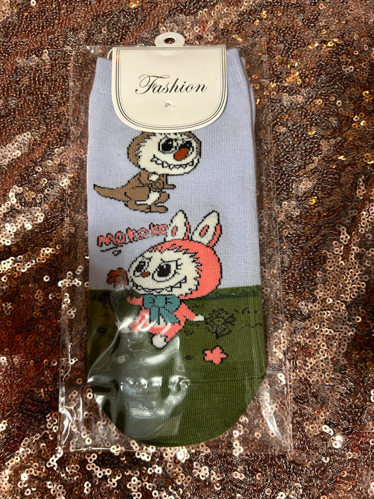 Youth-Adult Labubu Socks onesize fits most