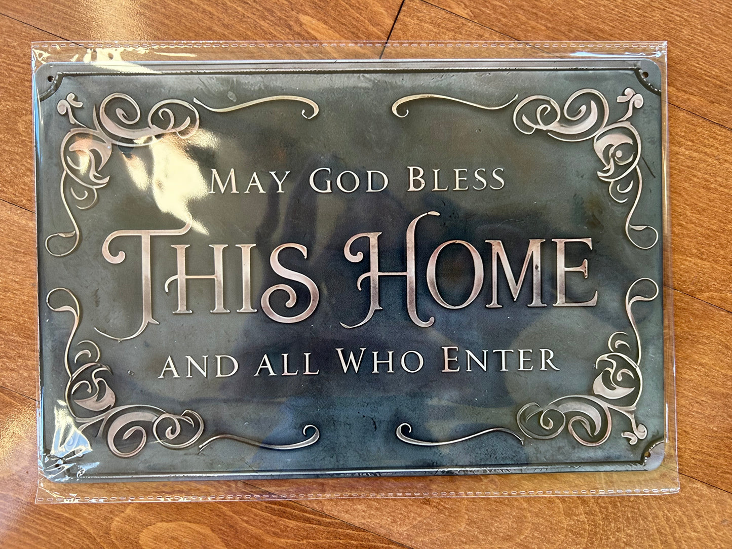 Metal Tin Decor Sign 8x12