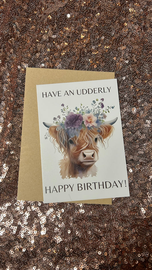 Birthday Card & Envelope