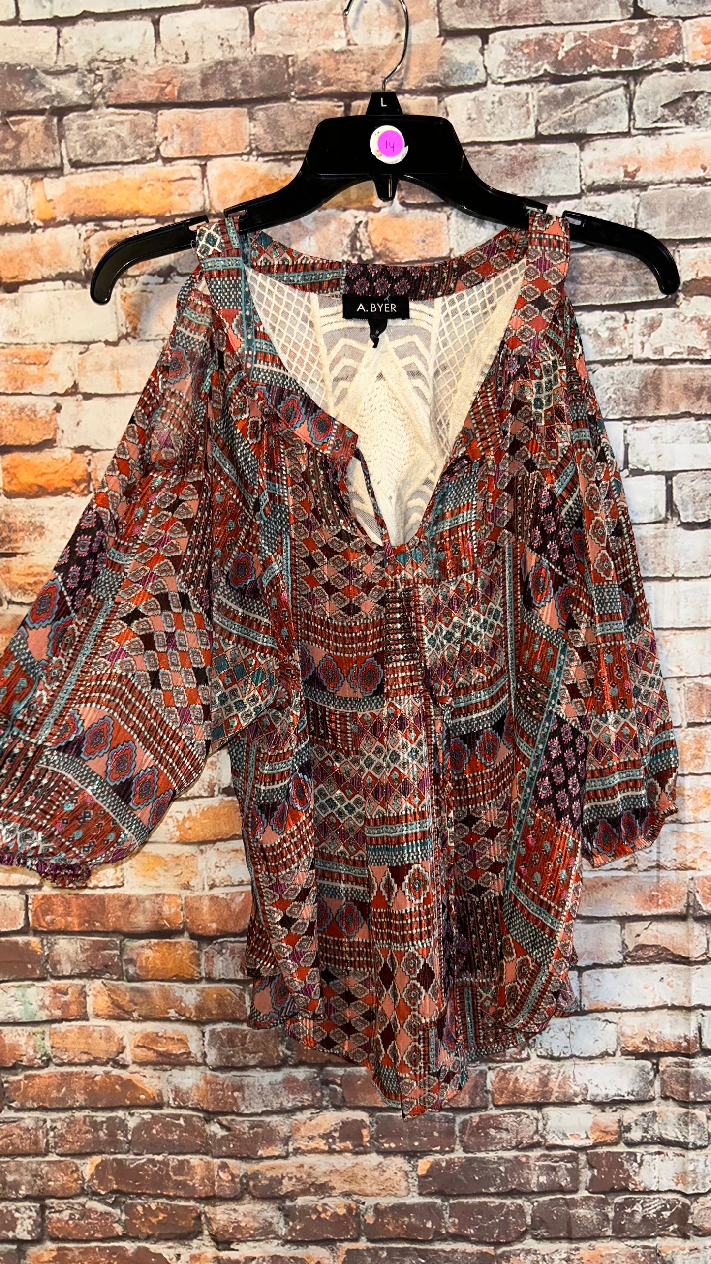 Womens top size medium with some stretch