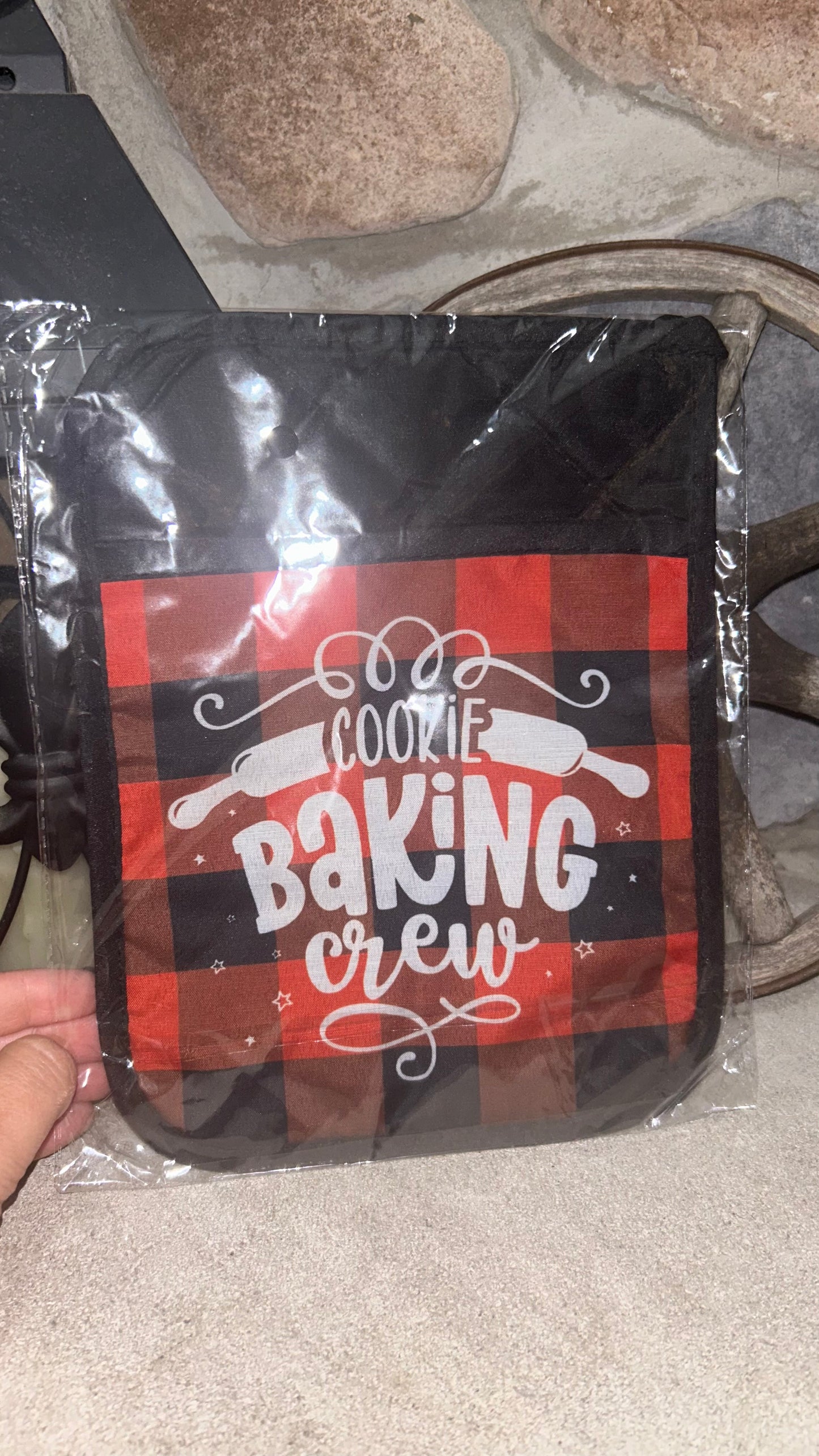 Individually Wrapped Holiday Hot Pad with Side Pocket