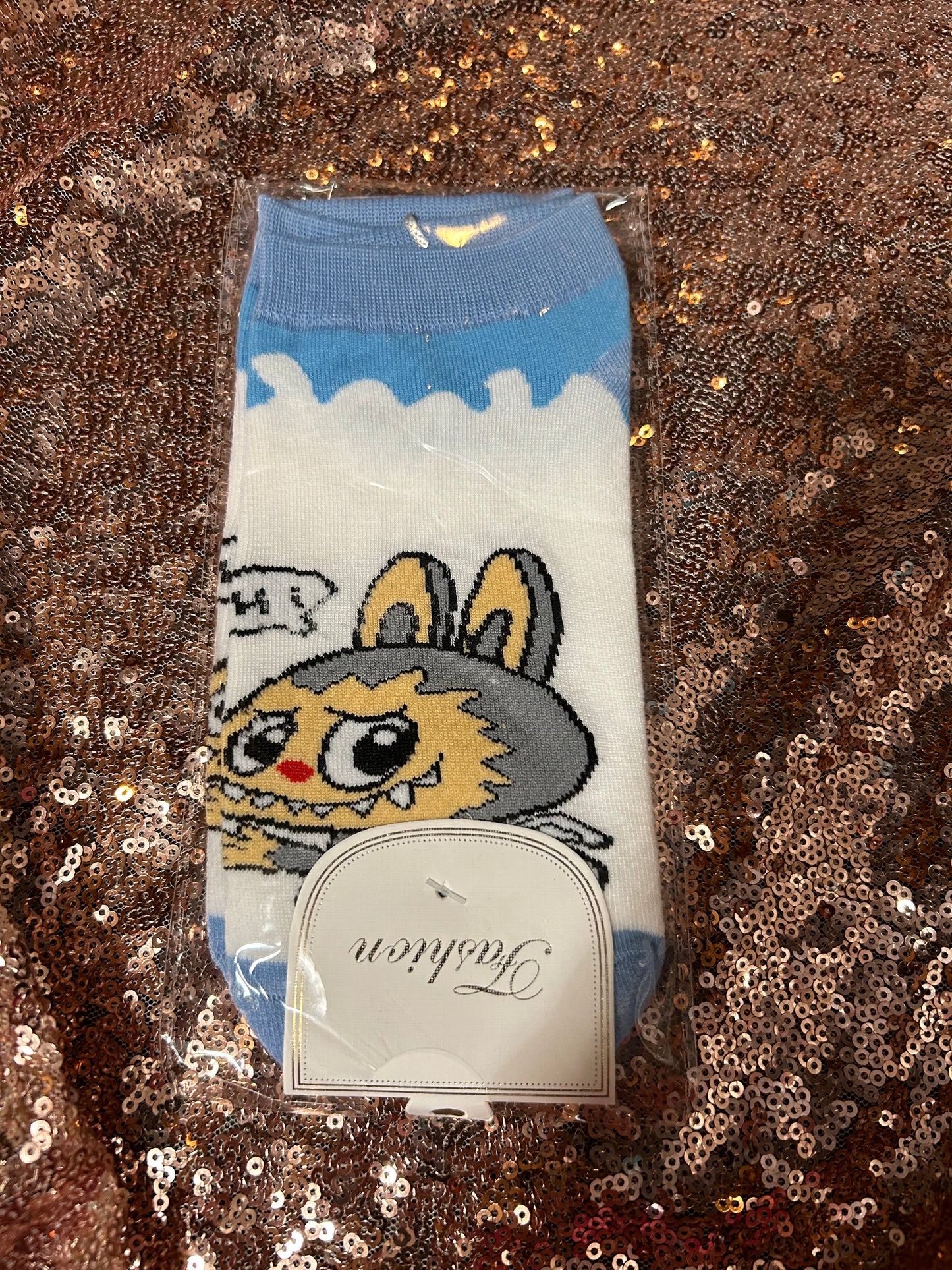 Youth-Adult Labubu Socks onesize fits most