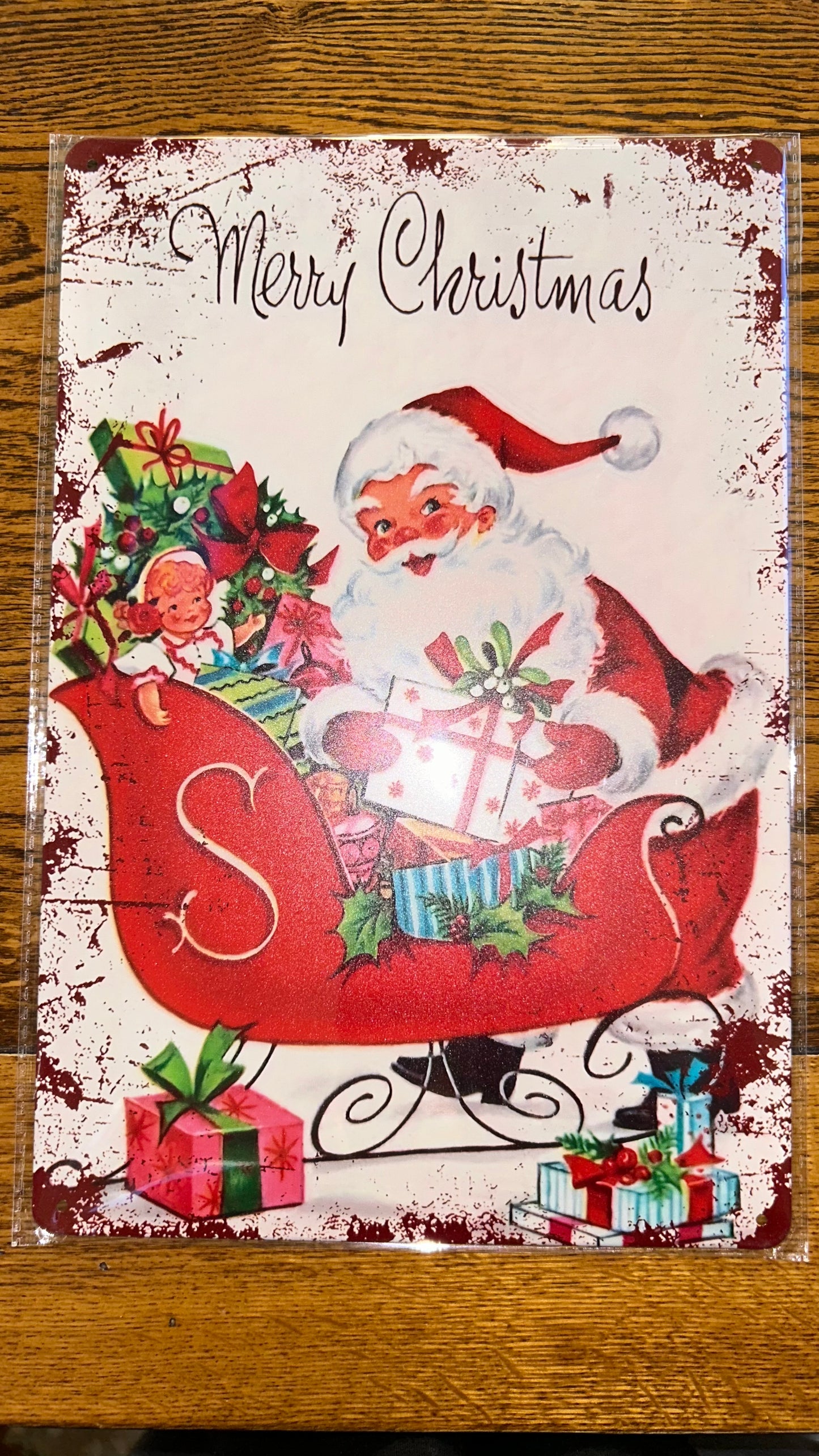 Metal Tin Decor Sign 8x12