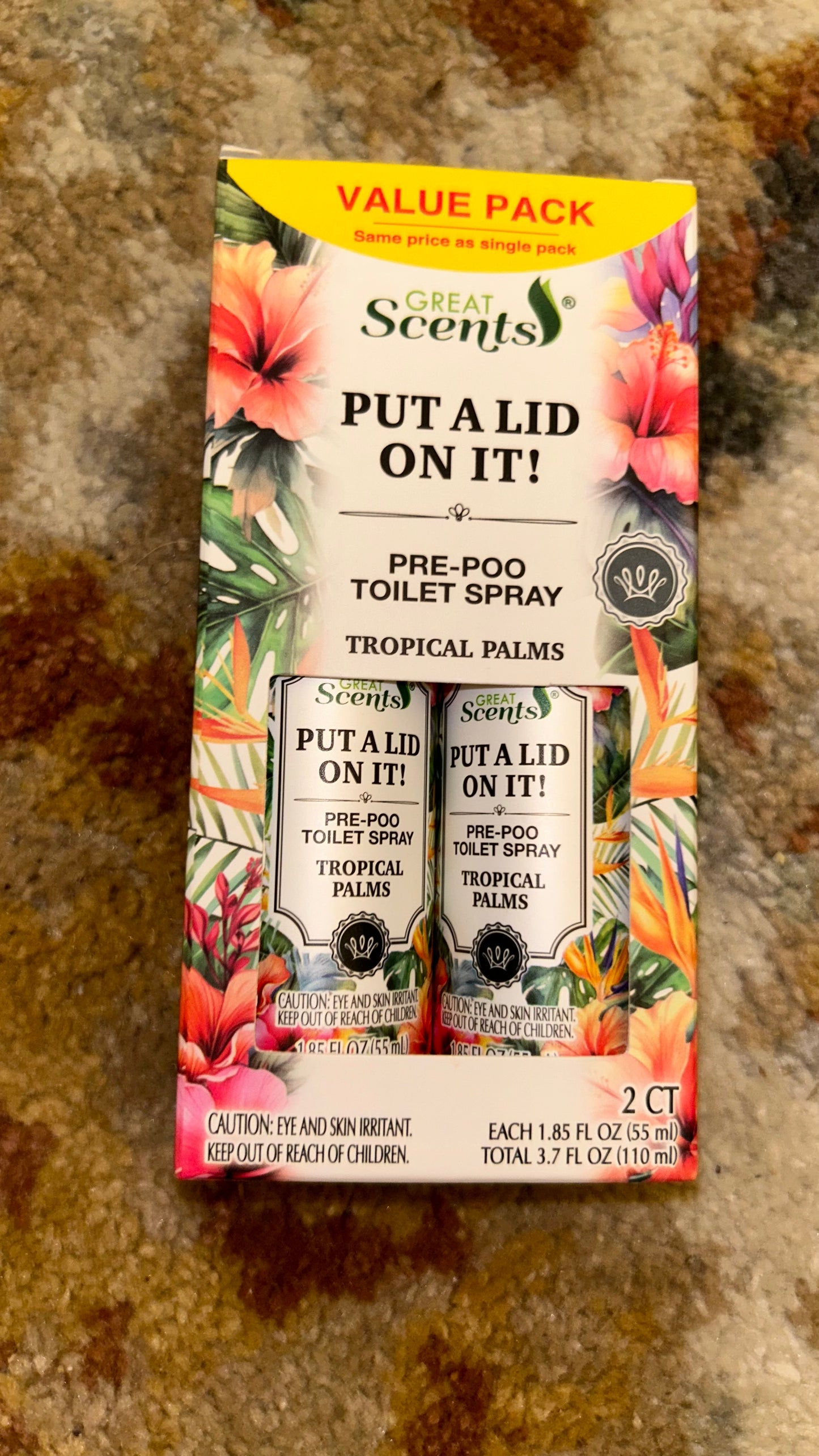 Value 2 pack Bathroom Spray