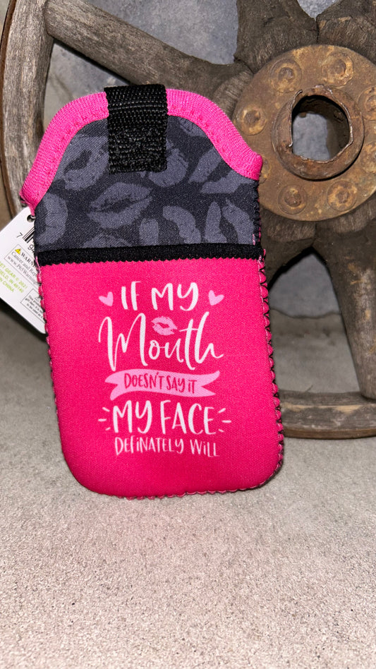 Cell phone pouch - Cigarette case and lighter holder