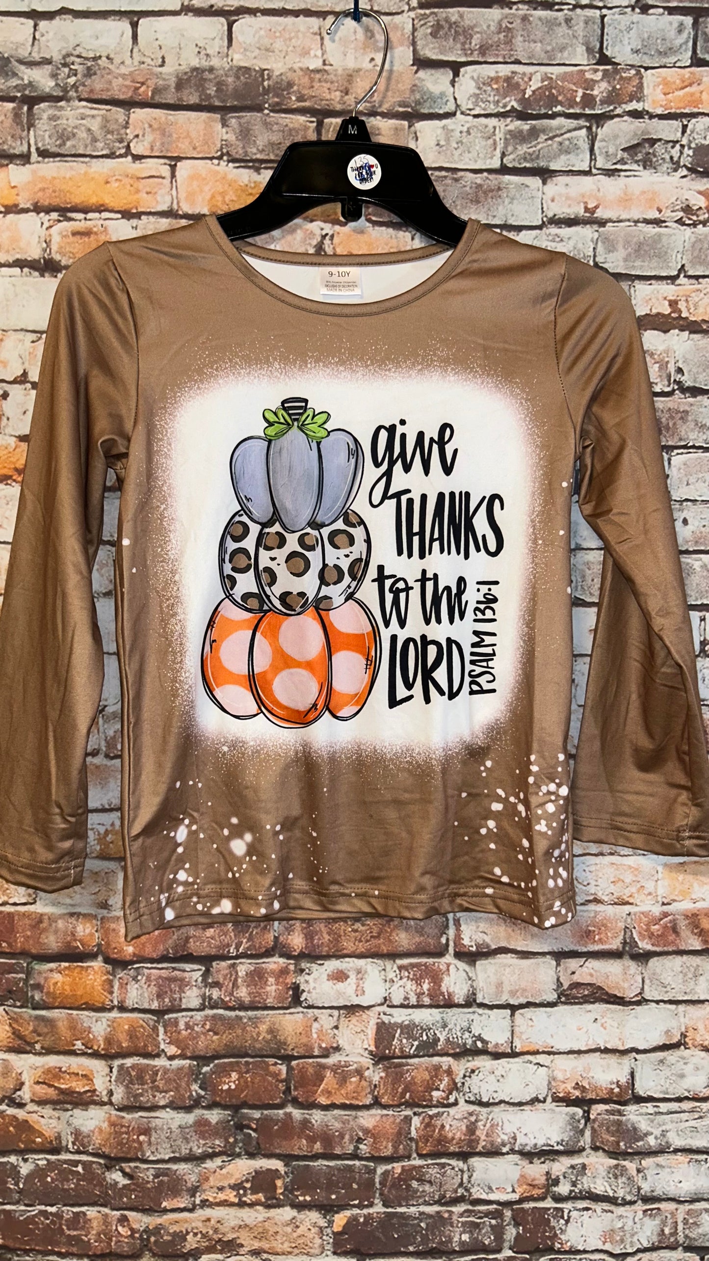 Youth girls size 9/10 top with stretch