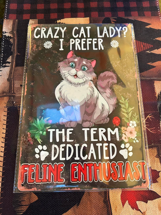 Metal Decor tin sign 8x12