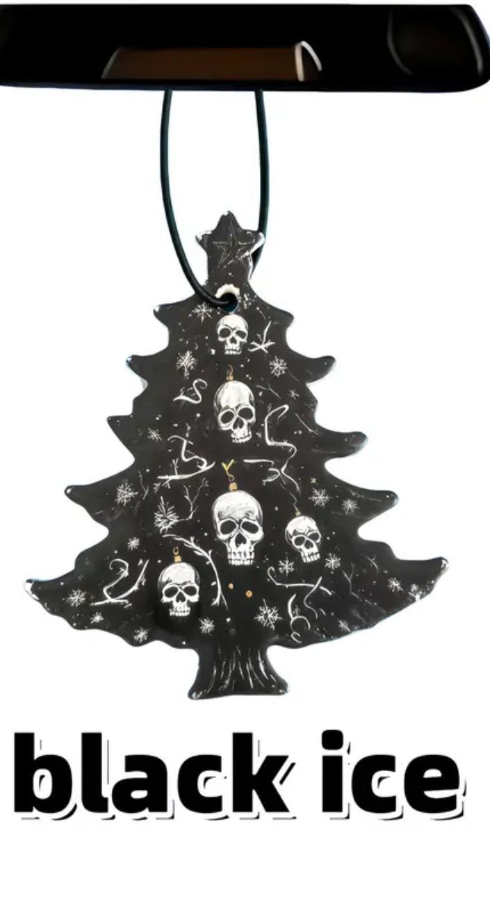 Black Ice Skull Fresher Tree Smaller then in pic