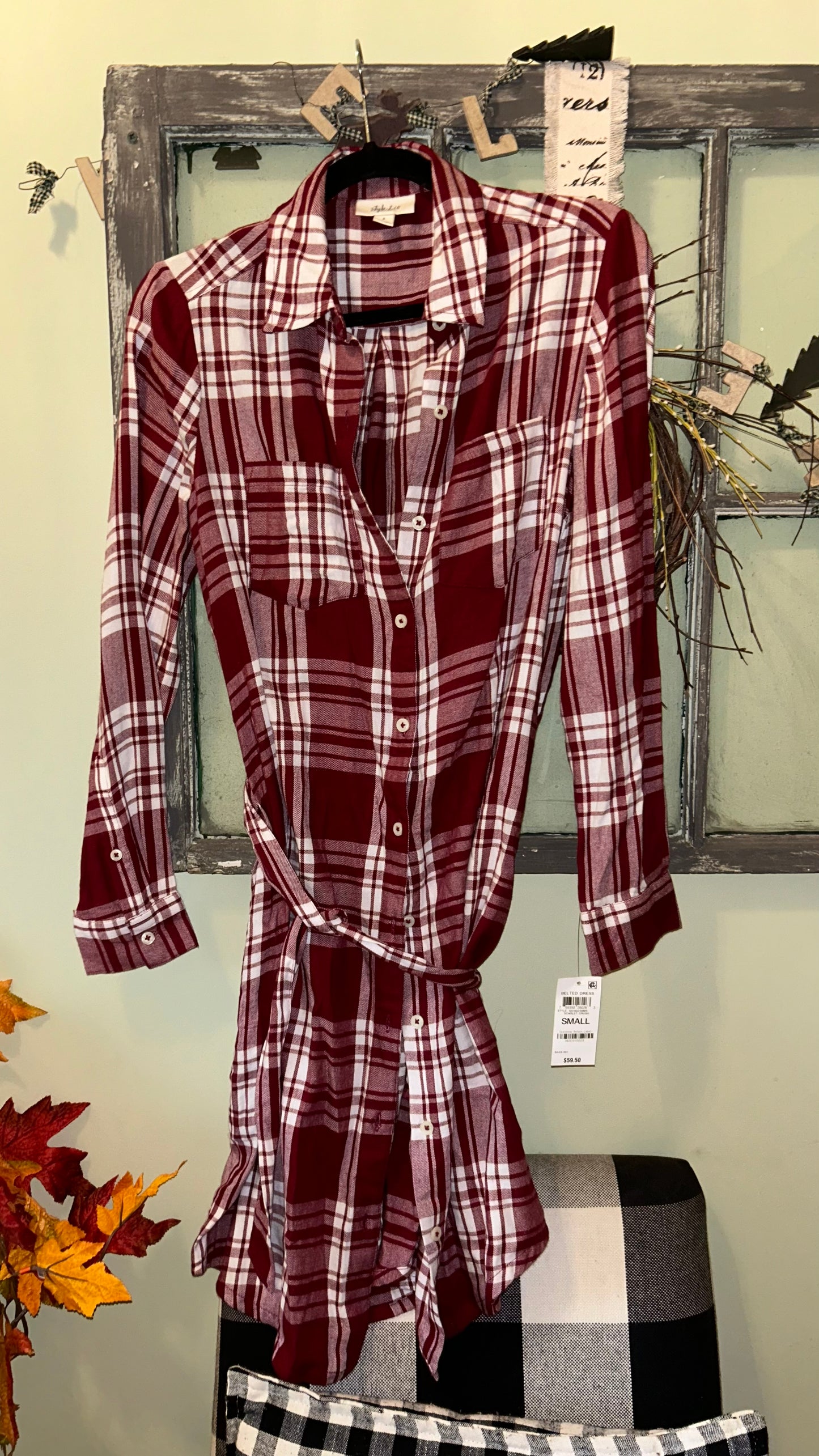 Women’s size small tunic top with leggings or Dress