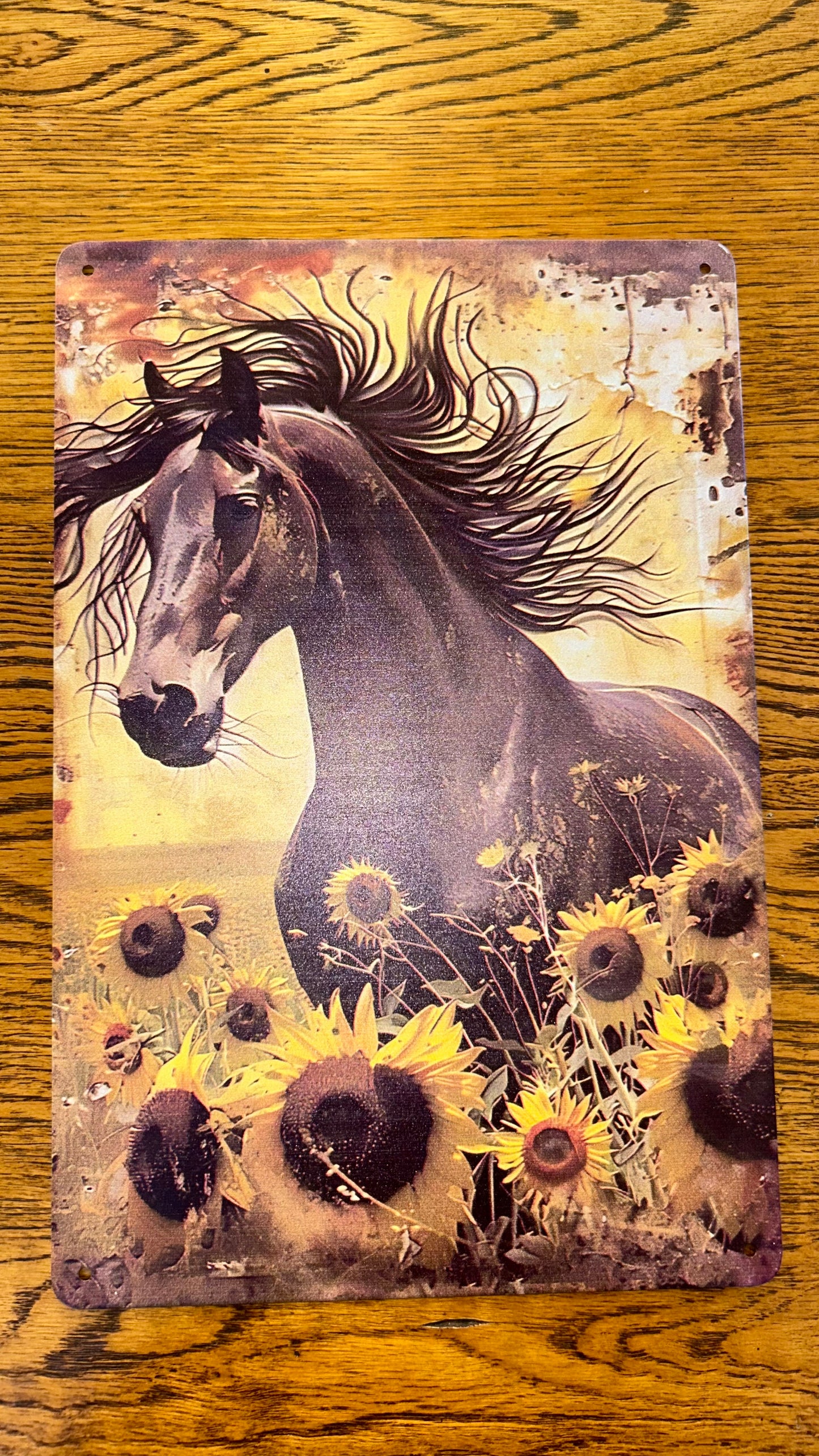 Metal Tin Decor Sign 8x12