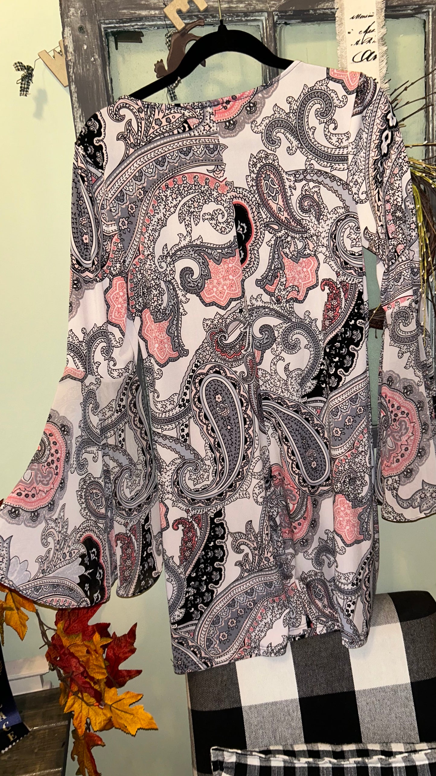 Women’s size small 2-3 dress or Tunic top with adorable Bell Sleeves