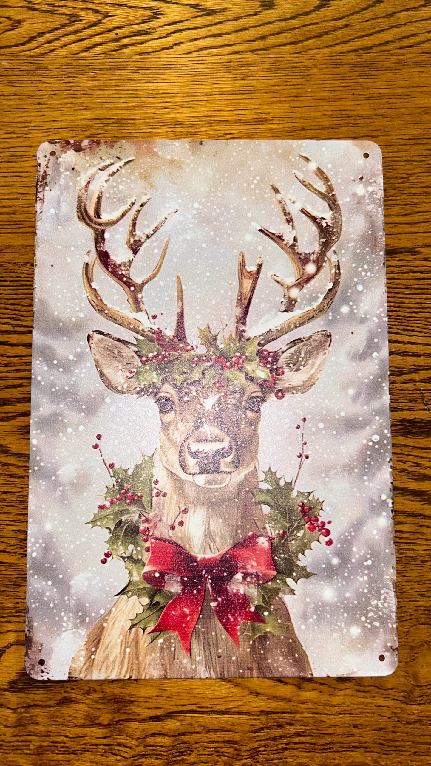 Metal Tin Decor Sign 8x12