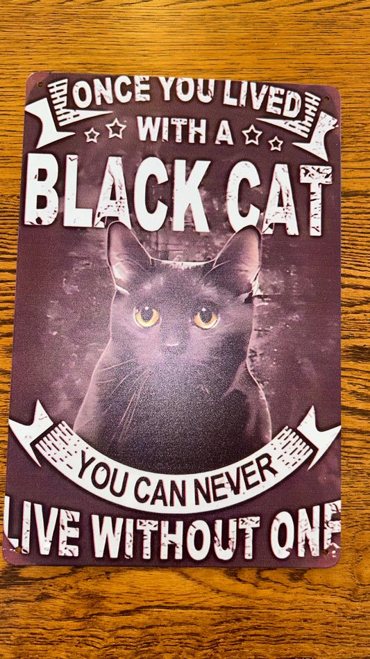 Metal Tin Decor Sign 8x12