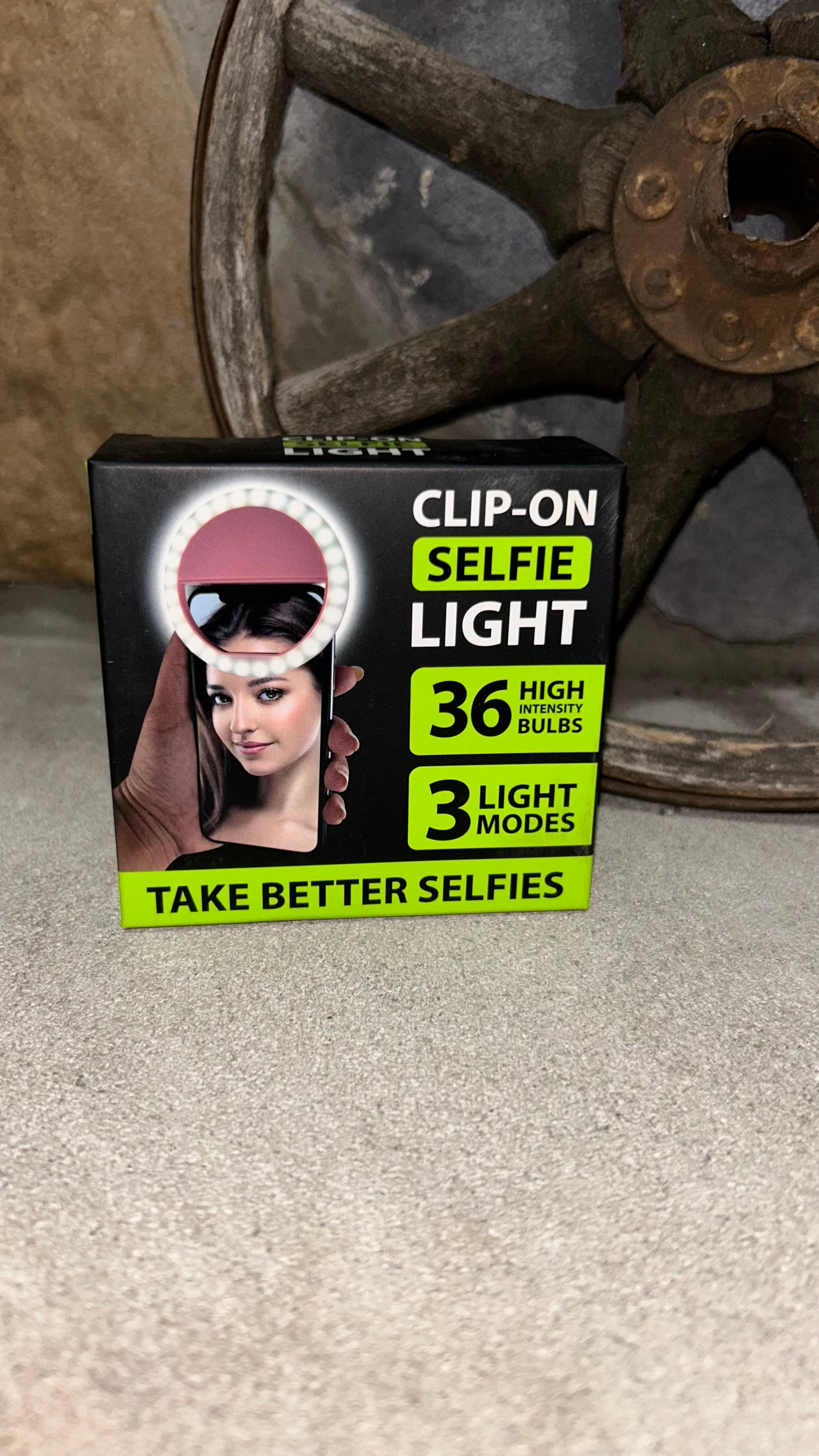 Clip on selfie light