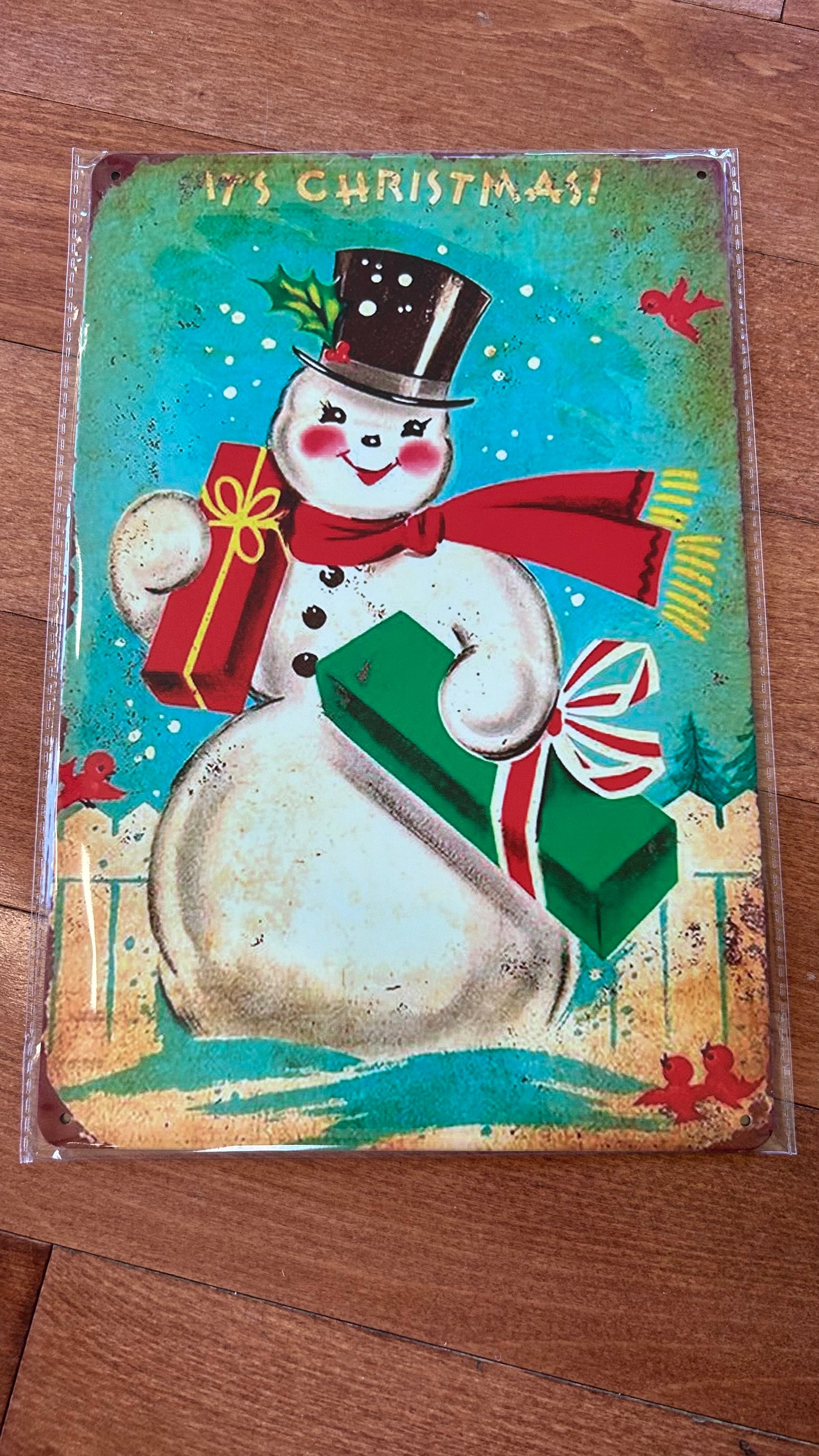 Metal Tin Decor Sign 8x12