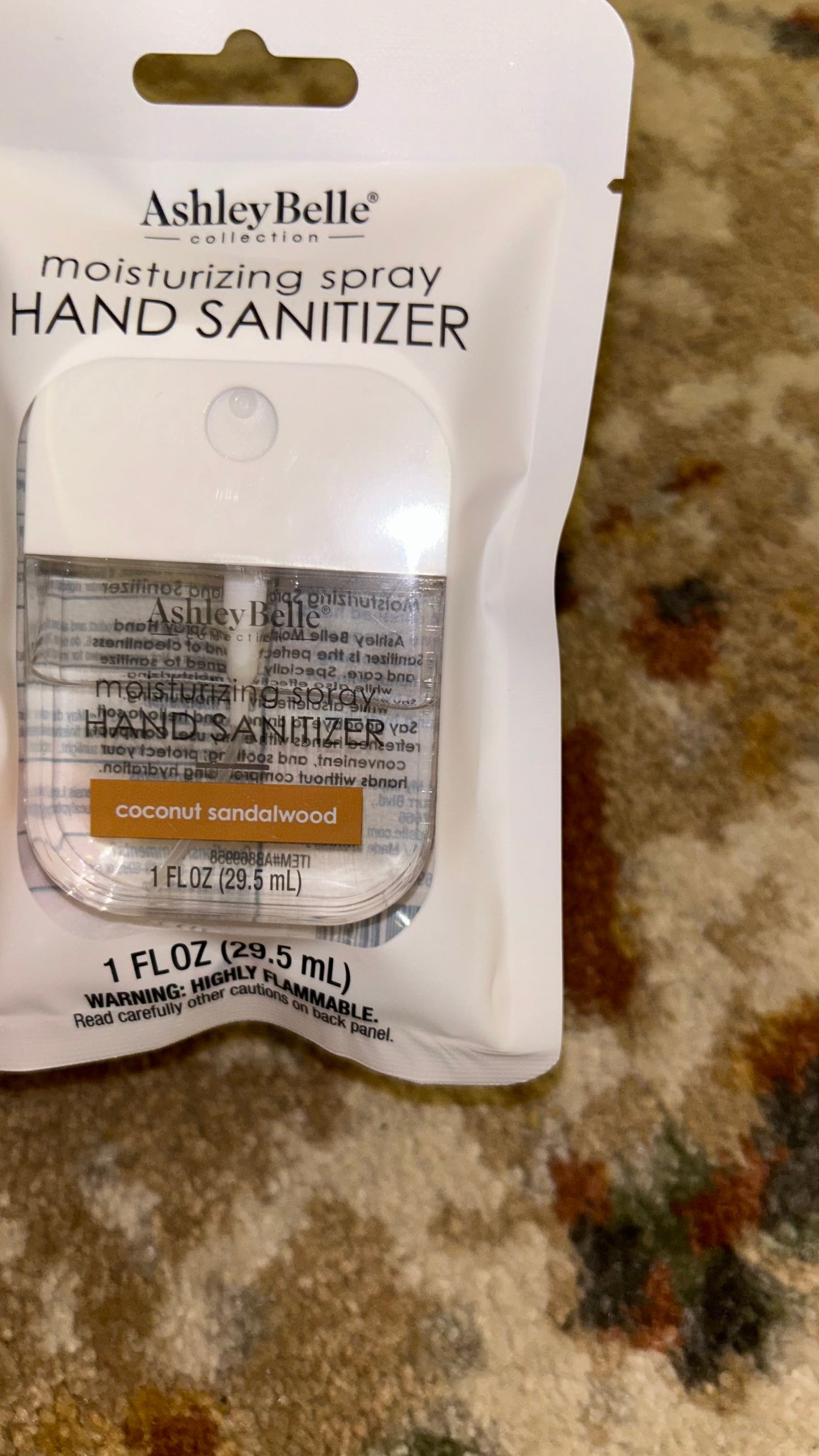 New Scent Coconut Sandalwood Hand spray Sanitizer