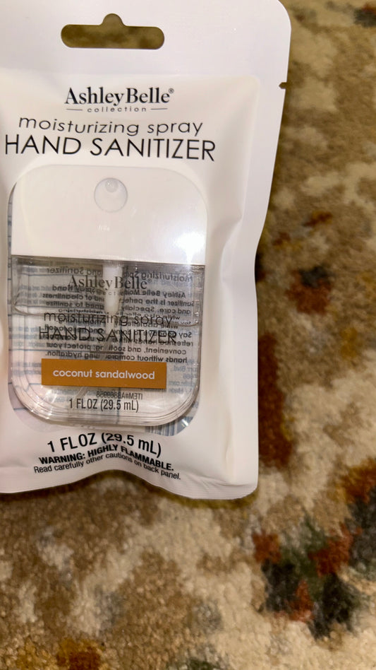 New Scent Coconut Sandalwood Hand spray Sanitizer