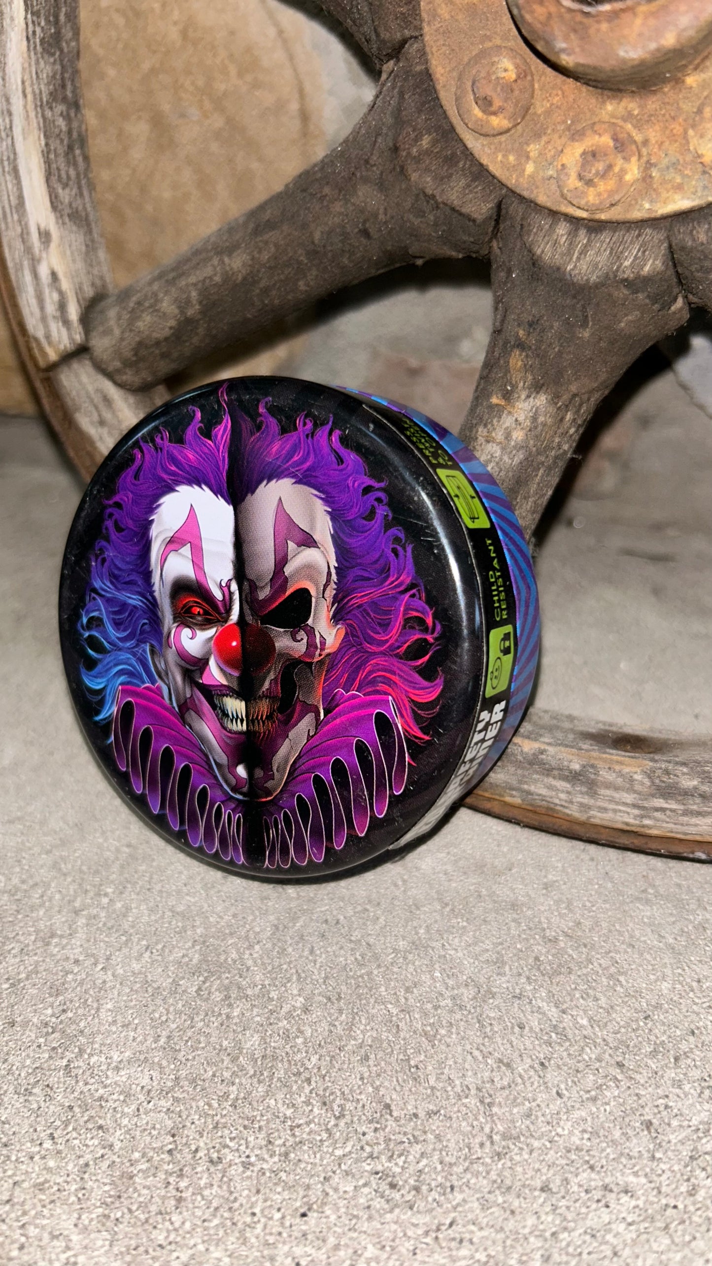 Tin Safety Medicine - Etc Container Child Resistant