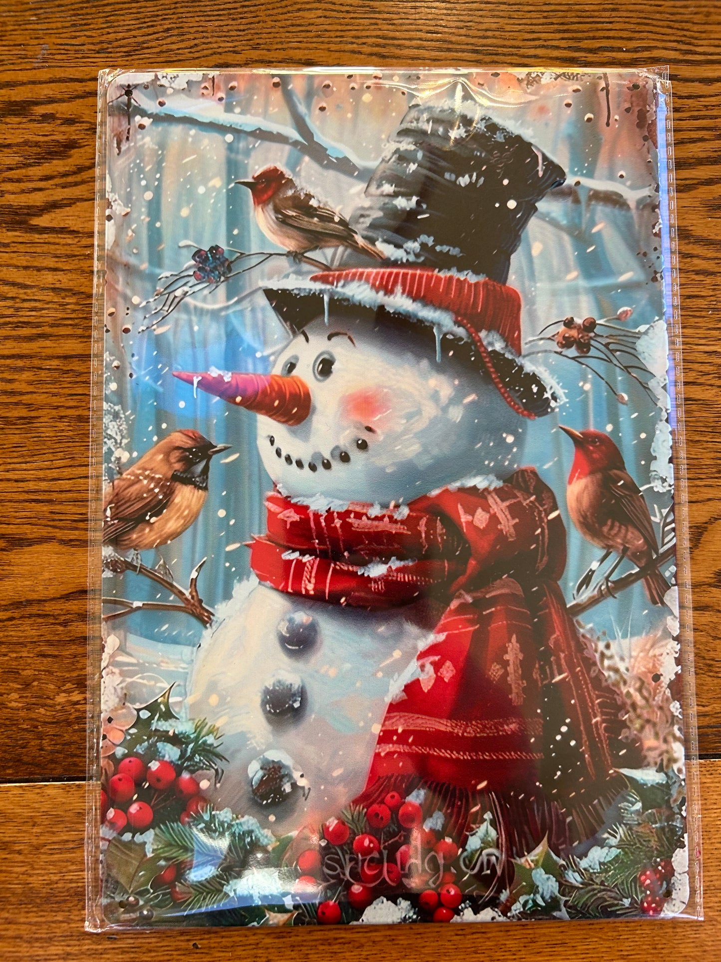 Metal Tin Decor Sign 8x12