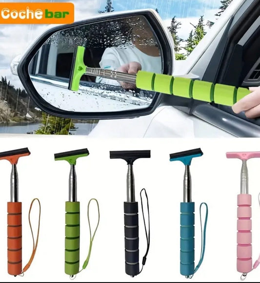 Vehicle Window Cleaner Extendable (Orange)