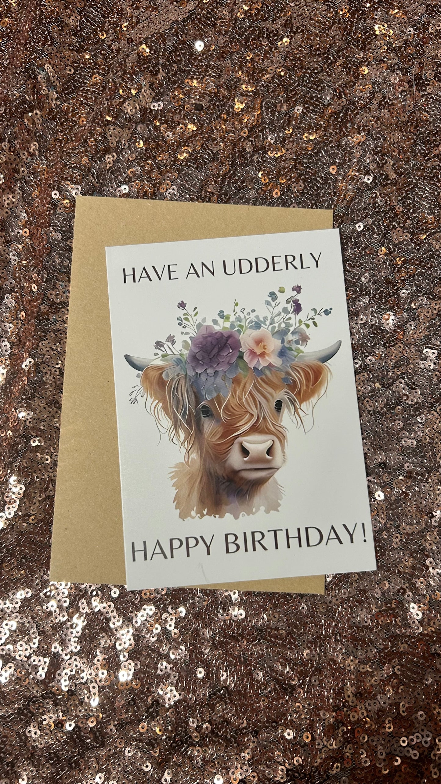 Birthday Card & Envelope