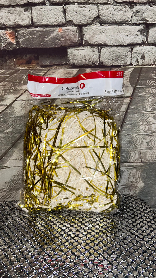 Bag of Shredded decor paper