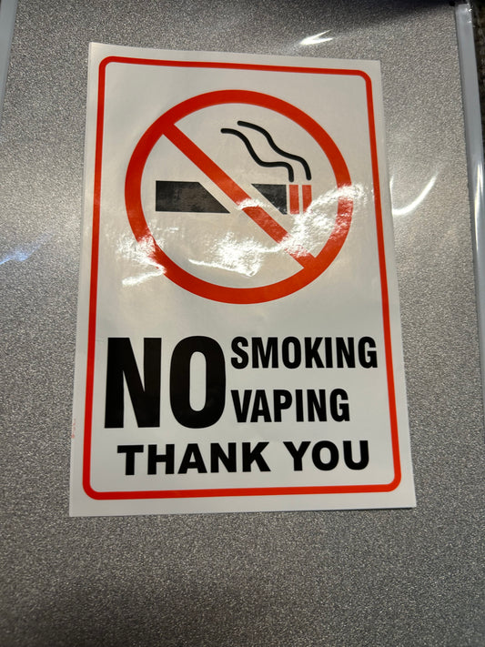 Decal sign for home or business