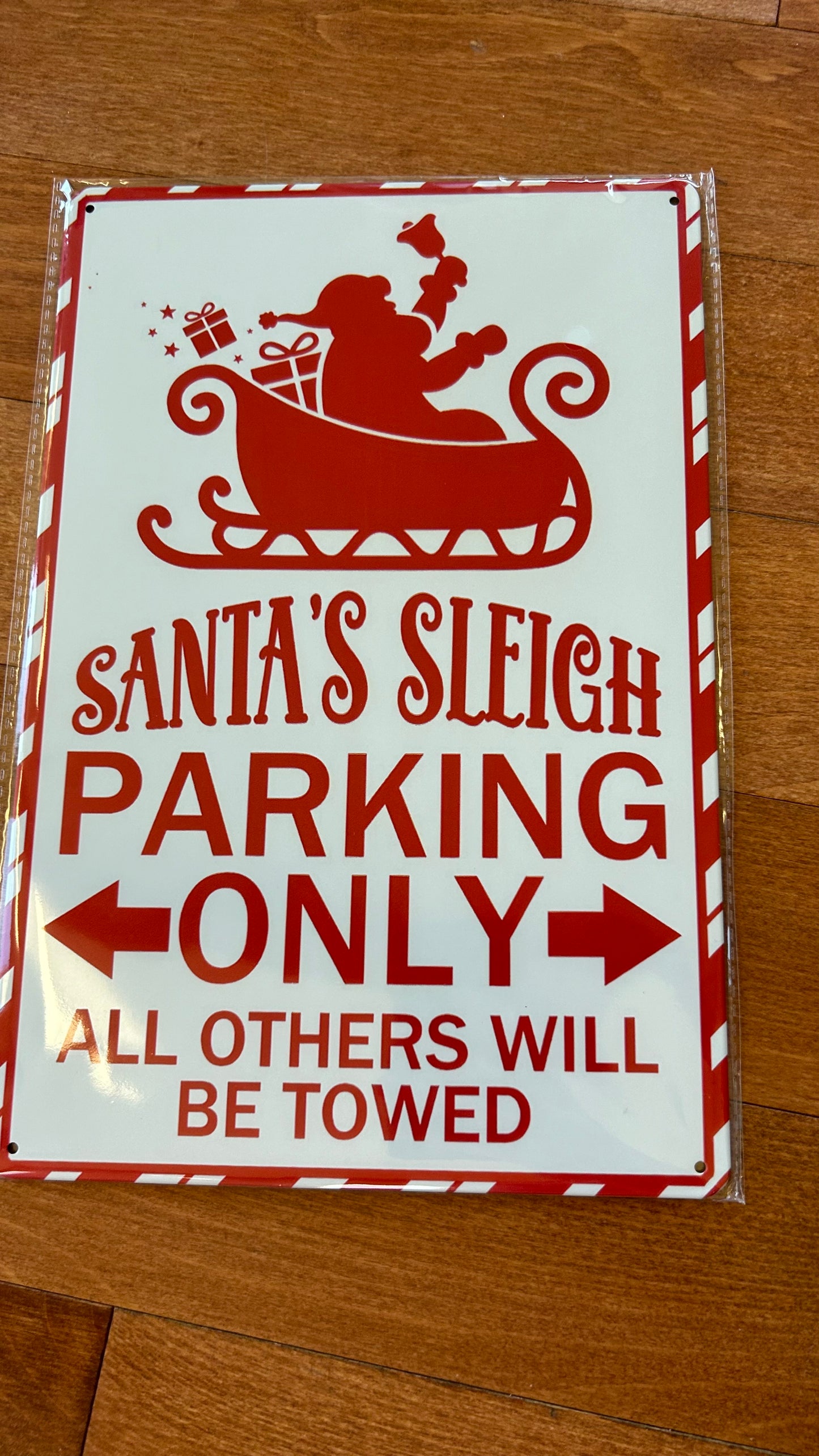 Metal Tin Decor Sign 8x12