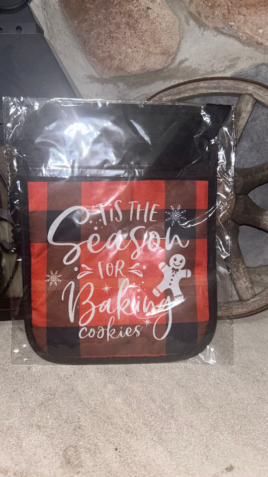 Individually Wrapped Holiday Hot Pad with Side Pocket