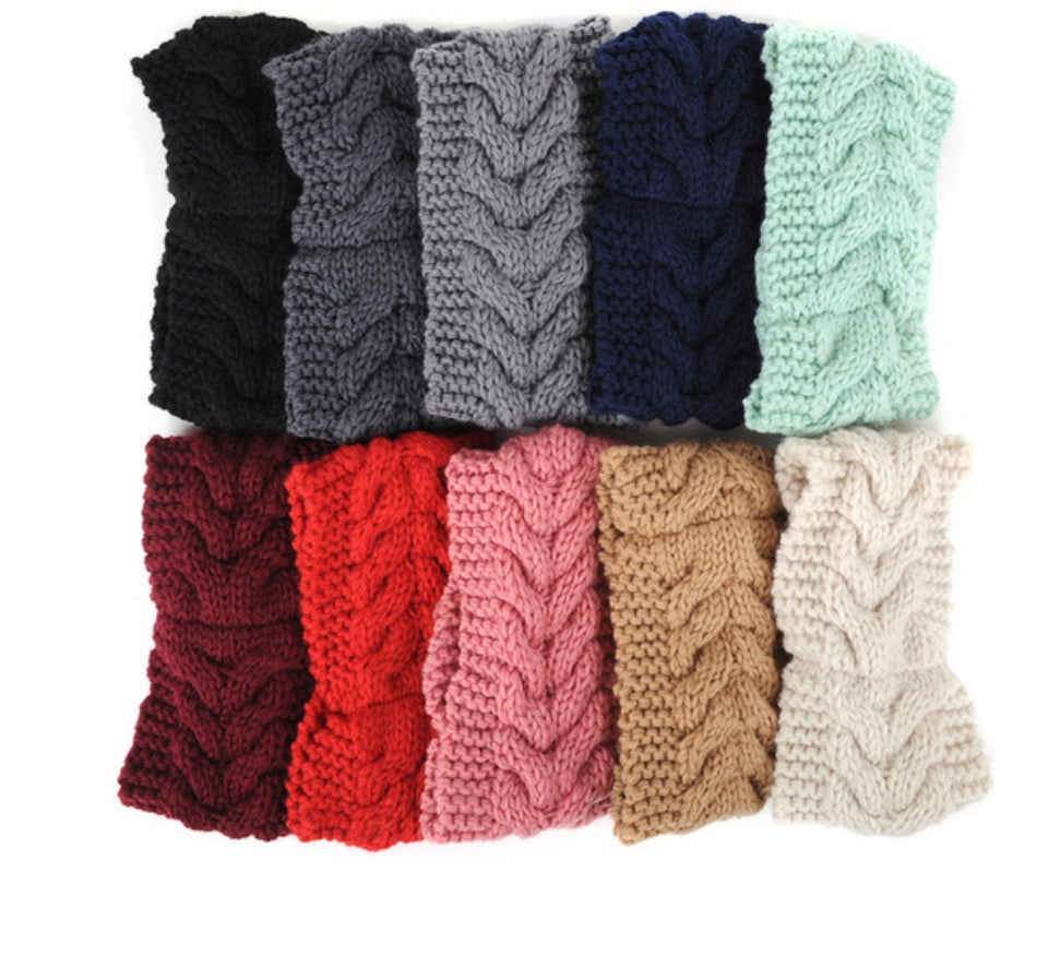 Womens Warm comfortable Headband with stretch (taupe)