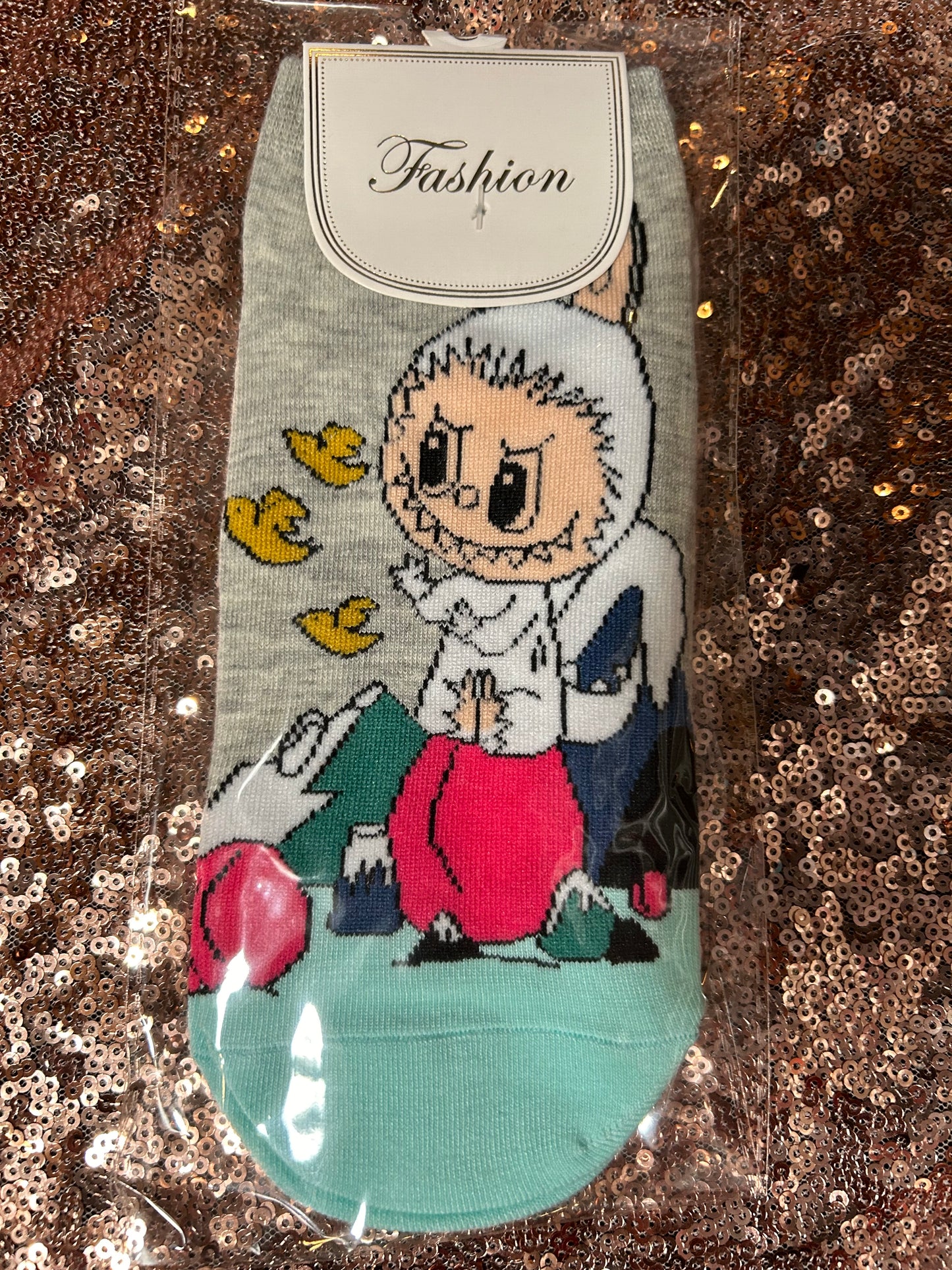 Youth-Adult Labubu Socks onesize fits most