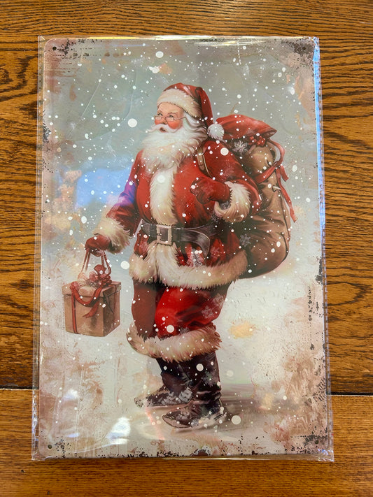 Metal Tin Decor Sign 8x12