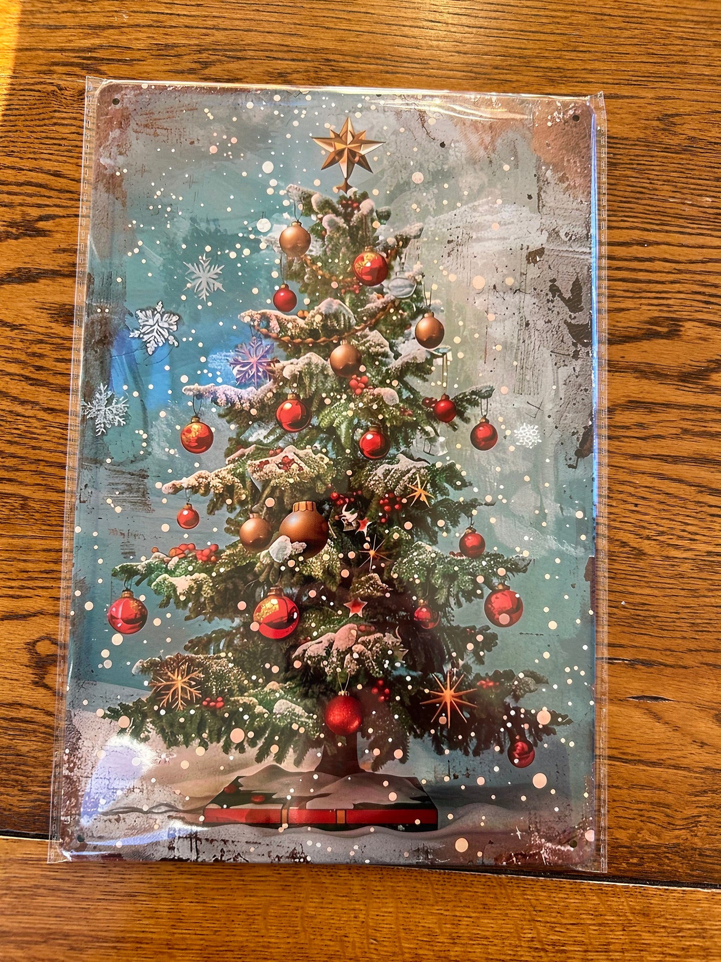 Metal Tin Decor Sign 8x12