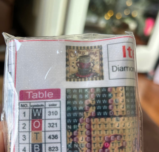 New in package Diamond Art kits 7.87x7.87 Coffee Time