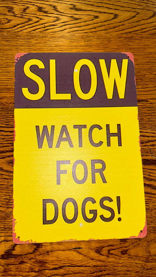 Metal Tin Decor Sign 8x12