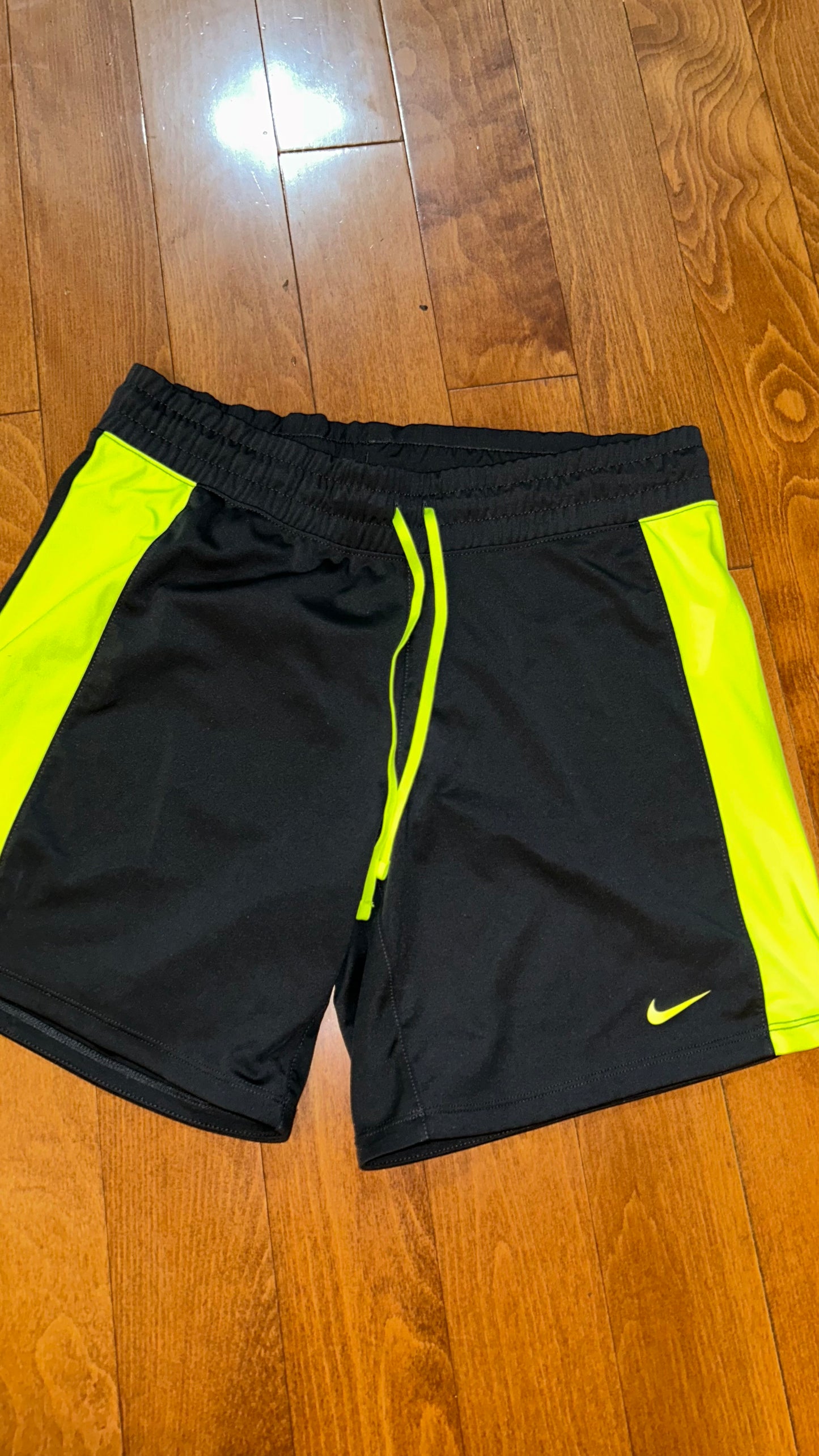 Women’s size small with stretch shorts