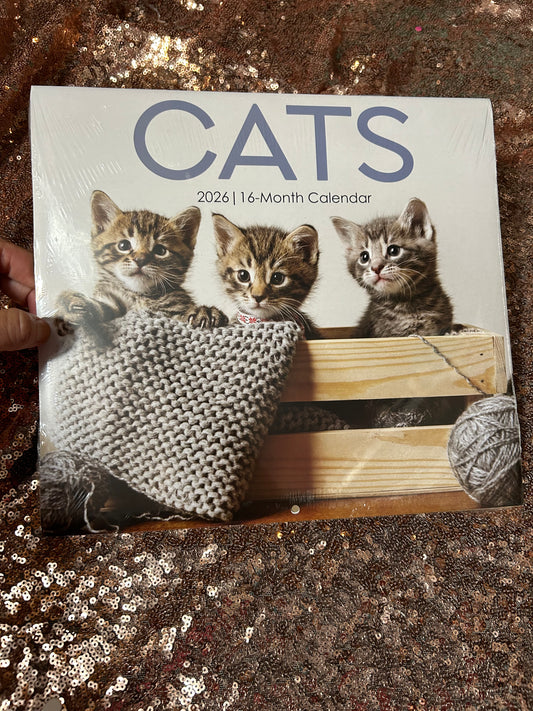 Large Cat  calendar