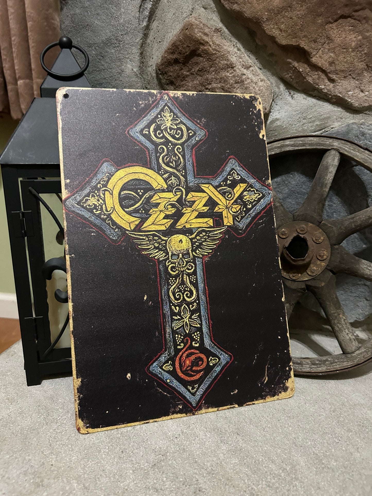 Metal Decor tin Sign 12x8