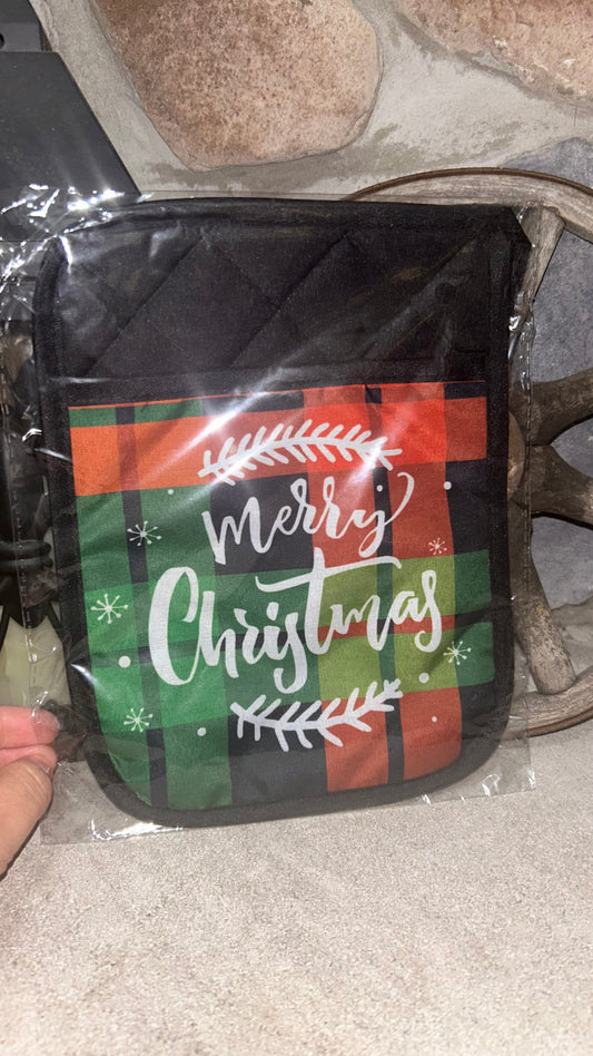 Individually Wrapped Holiday Hot Pad with Side Pocket