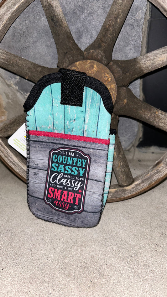 Cell phone pouch - Cigarette case and lighter holder